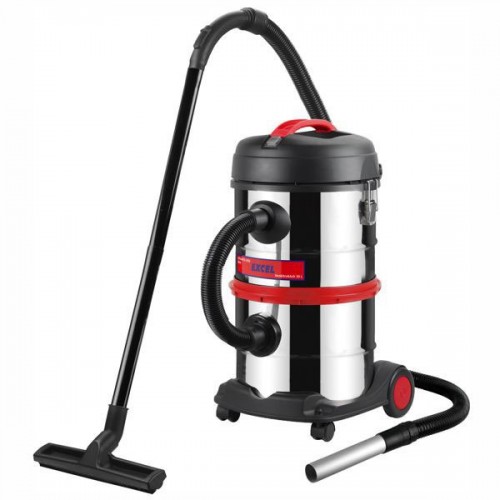 Aspiracenere Bidone Aspirapolvere Solidi e Liquidi 1200W 30 Lt Filtro Hepa Stufa