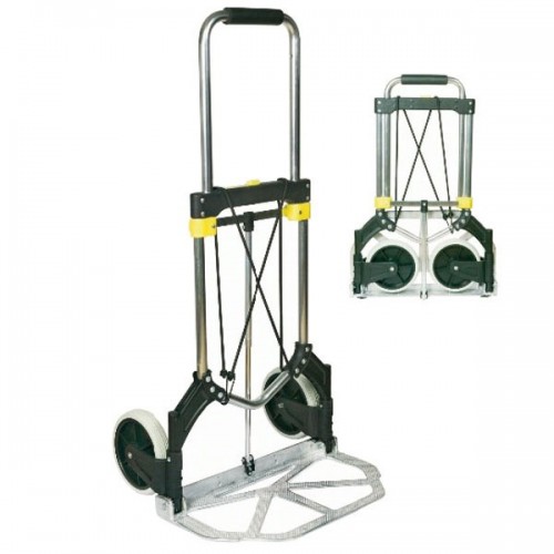 Bravetta 2 Ruote Piene Pieghevole Richiudibile Carello 80 Kg Portapacchi Lavoro