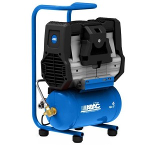 Compressore Aria Silenziato da 6 Litri Portatile Elettrico Auto Con Manometro