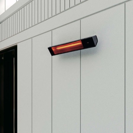 Stufa da Parete con Telecomando Soffitto Vetroceramica 2000w con Timer Alogena