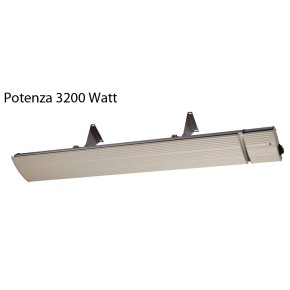 Riscaldatore a Infrarossi da Esterno con Telecomando 3200W da Parete Soffitto