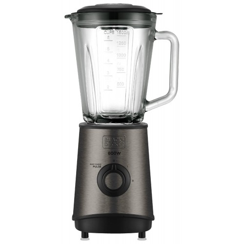 Frullatore Elettrico con Caraffa in Vetro da 1.5 LT 500 W Frullati Frutta Frappe