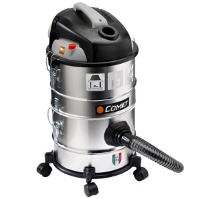 Aspiracenere Bidone Aspirapolvere Solidi e Liquidi 1200W 28 Lt Silenzioso Ruote