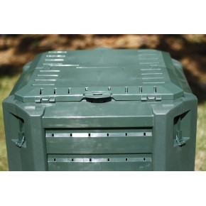 Compostiera da Giardino Verde in Plastica Bio Compost Bidone Compostaggio Eco 2