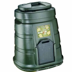 Compostiera da Giardino in Plastica Bio Compost Bidone Compostaggio Eco 300 Lt