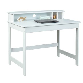 Tavolo Scrivania Consolle Bianca Porta Pc Moderna Cameretta per Bambini in Legno