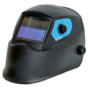 Maschera Casco Saldatura True Color Visore LCD Regolabile Grinding Mma Mig Din
