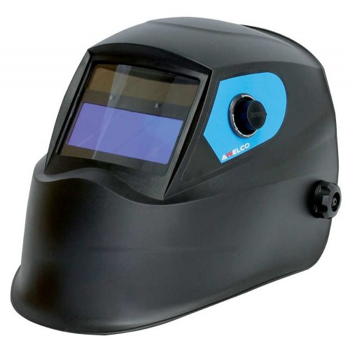 Maschera Casco Saldatura True Color Visore LCD Regolabile Grinding Mma Mig Din
