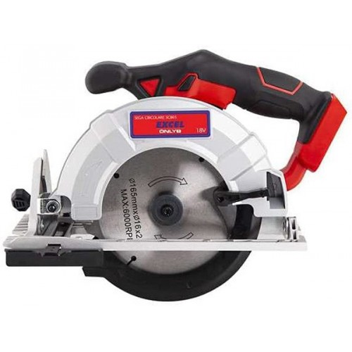 Sega Circolare Excel Disco Alluminio Batteria Litio Utensile Guida Legno Acciaio