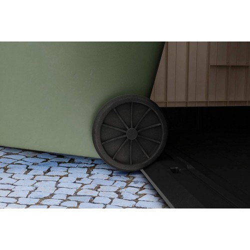 Armadio da Esterno Porta Attrezzi Keter Box Giardino in Resina Mobile Pavimento