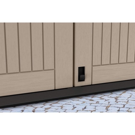 Armadio da Esterno Porta Attrezzi Keter Box Giardino in Resina Mobile Pavimento