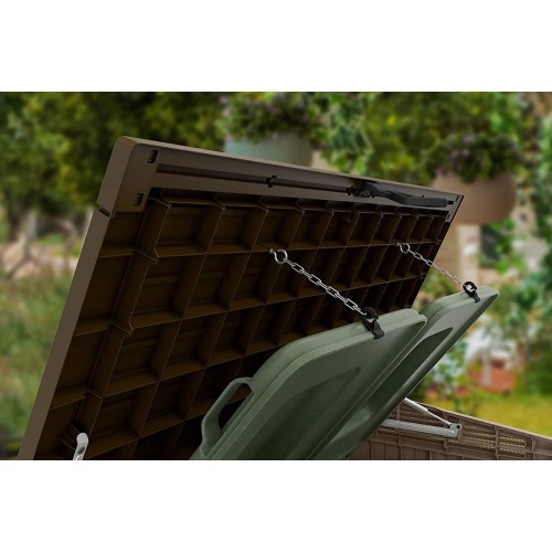 Armadio da Esterno Porta Attrezzi Keter Box Giardino in Resina Mobile Pavimento