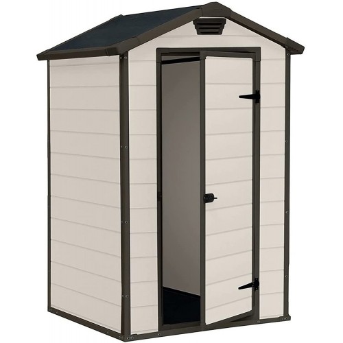 Box da Giardino Ripostiglio Porta Attrezzi per Esterno PVC Keter Effetto Legno