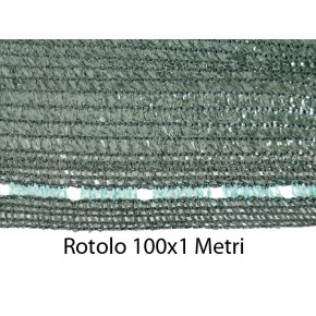 Telo Ombreggiante 1x100 Metri Verde per Recinzione Copertura Privacy Parasole