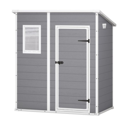 Casetta Addossata in Resina per Esterno Box Effetto Legno Ripostiglio Keter PVC