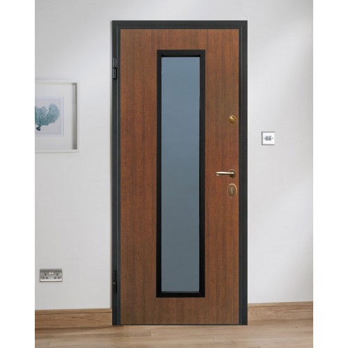 Porta Blindata con Vetro Portone da Esterno Portoncino Prezzi Antisfondamento