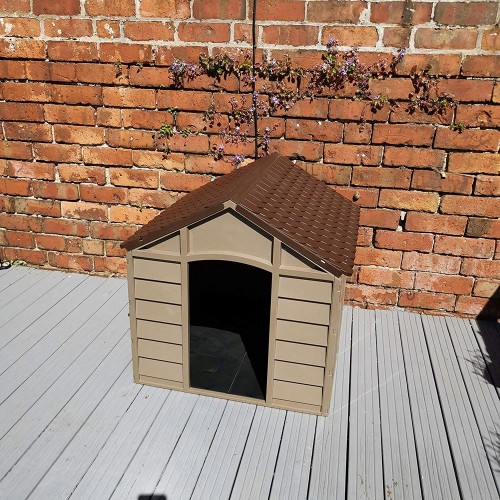 Cuccia in Resina per Cani Taglia Grande da Giardino Pavimento Interno Plastica