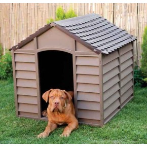 Cuccia in Resina per Cani Taglia Grande da Giardino Pavimento Interno Plastica