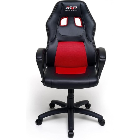 Poltrona Racing con Braccioli e Ruote Ergonomica Rossa Sedia da Gaming Scrivania