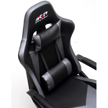 Sedia da Gaming Ragazzo con Braccioli e Ruote Grigia da Cameretta Pc Consolle