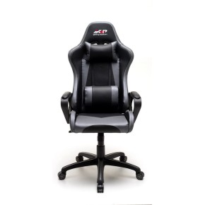Sedia da Gaming Ragazzo con Braccioli e Ruote Grigia da Cameretta Pc Consolle 2