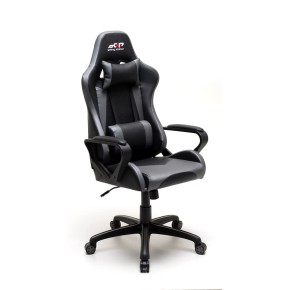 Sedia da Gaming Ragazzo con Braccioli e Ruote Grigia da Cameretta Pc Consolle