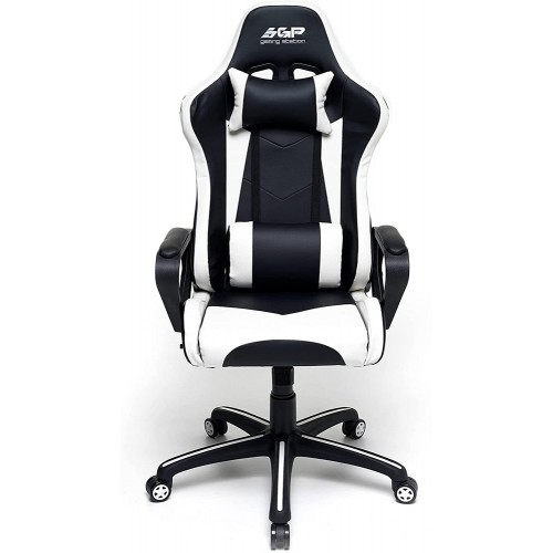 Sedia Gaming da Ragazzo Cuscino Cervicale Braccioli e Ruote Poltrona Ergonomica