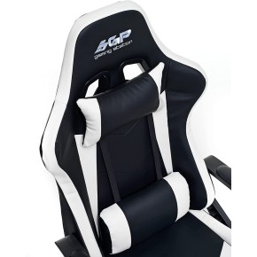 Sedia Gaming da Ragazzo Cuscino Cervicale Braccioli e Ruote Poltrona Ergonomica 2