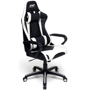 Sedia Gaming da Ragazzo Cuscino Cervicale Braccioli e Ruote Poltrona Ergonomica