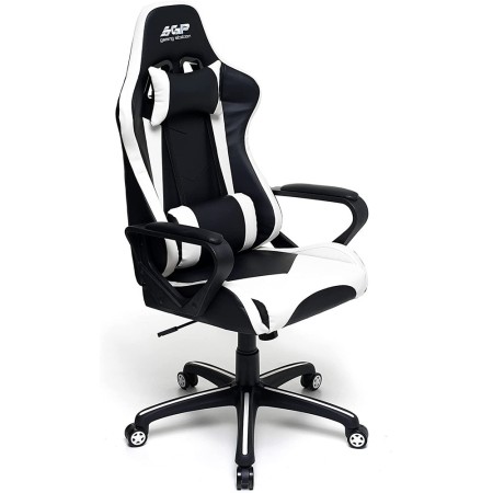 Sedia Gaming da Ragazzo Cuscino Cervicale Braccioli e Ruote Poltrona Ergonomica
