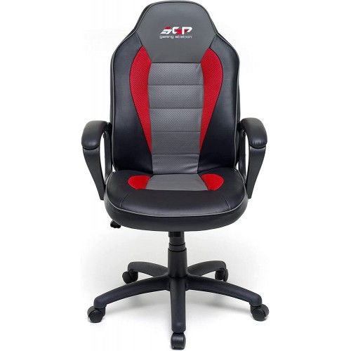 Poltrona da Gaming Player con Braccioli Ruote Girevoli Sedia Ergonomica Ragazzo