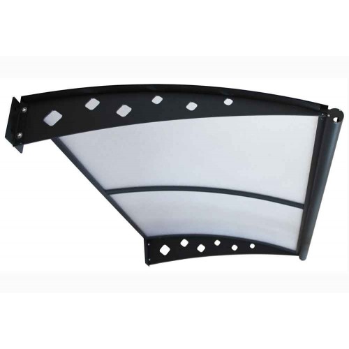 Pensilina in Alluminio 150x100 Policarbonato 3.6 mm Tettoia Moderna da Esterno