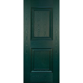 Pannello per Portone Blindato in Vetroresina da Esterno Verde 90x210 due Bugne