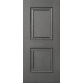 Pannello per Portoncino Blindato da Esterno Grigio 90x210 due Bugne Vetroresina