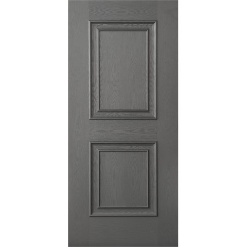 Pannello per Portoncino Blindato da Esterno Grigio 90x210 due Bugne Vetroresina