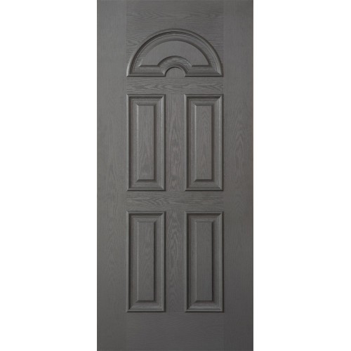 Pannello da Esterno Grigio con Arco Superiore per Porta Blindata 90x210