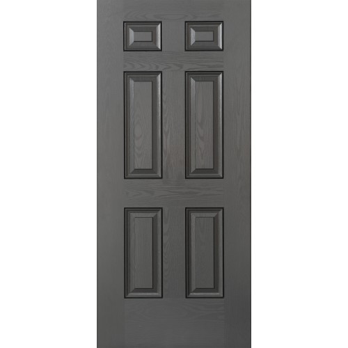 Pannello Grigio per Portone Blindato da Esterno in Vetroresina 90x210 Classico