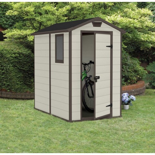 Keter Box per Esterno Armadio da Giardino Porta Attrezzi in Resina PVC Beige