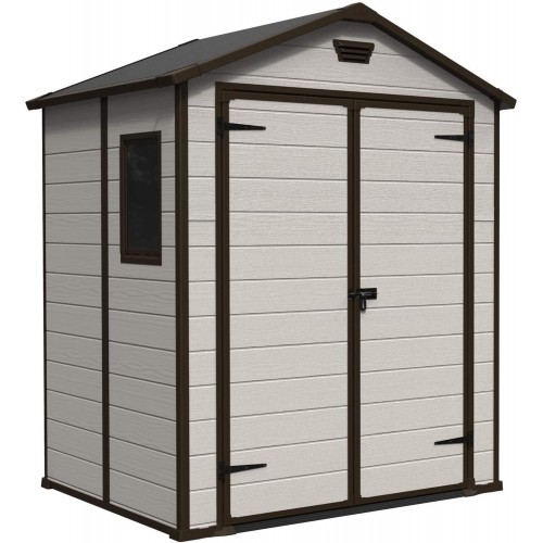 Keter Box per Esterno Porta Attrezzi Lavoro Resina Armadio da Giardino PVC Beige