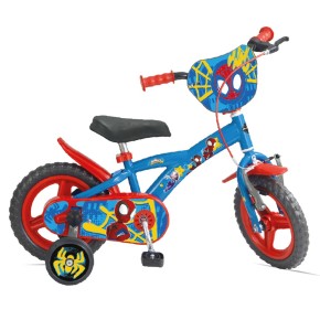 Bicicletta 12 Pollici Spiderman da Bambino Rotelle Bici Mountain Bike per Bimbo