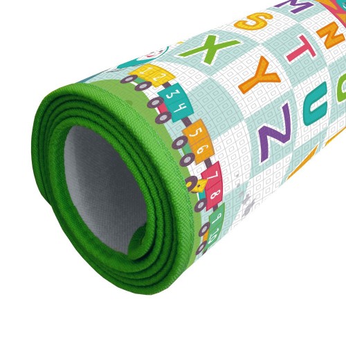 Tappeto per Bambini 150x120 Colorato Arrotolabile Antitrauma Antiscivolo Interno