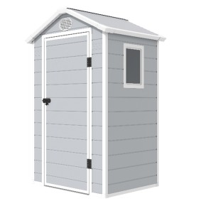 Rimessa Piccola per Attrezzi in Resina Capanno Box Casetta Giardino Ripostiglio