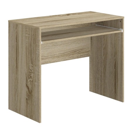 Scrivania Rovere 90 cm con Piano Estraibile PortaPc Tavolo Moderna Salvaspazio