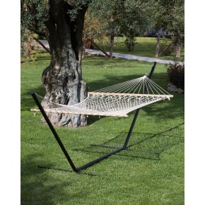 Amaca a Rete da Giardino Due Posti Letto Sospesa Campeggio Veranda Relax Esterno
