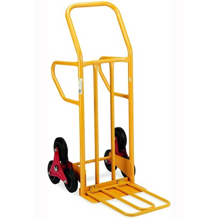 Carrello Portapacchi per Scale Trasporto 250 Kg Portatutto Bravetta con 3 Ruote