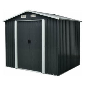 Rimessa per Attrezzi in Lamiera Capanno Ricovero Box Casetta Baracca da Giardino
