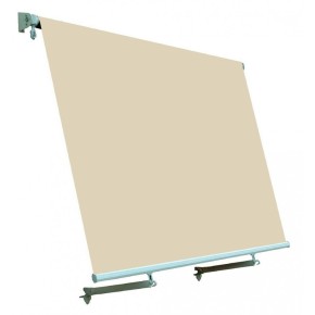 Tenda da Sole Beige 300x245 a Caduta con Bracci da Terrazzo Avvolgibile Esterno
