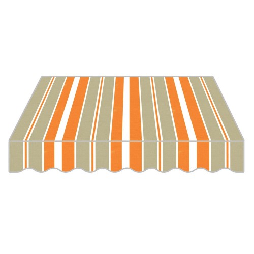 Tenda da Sole Arancio 295x250 con Bracci Retrattili Moderna da Esterno Balcone