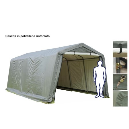 Carport Capanno Gazebo 3x6 Garage Rimessa per Attrezzi Posto Auto Impermeabile