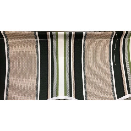 Tenda da Sole a Caduta 300x250 Verde con Bracci Balcone Rullo Soffitto Parasole